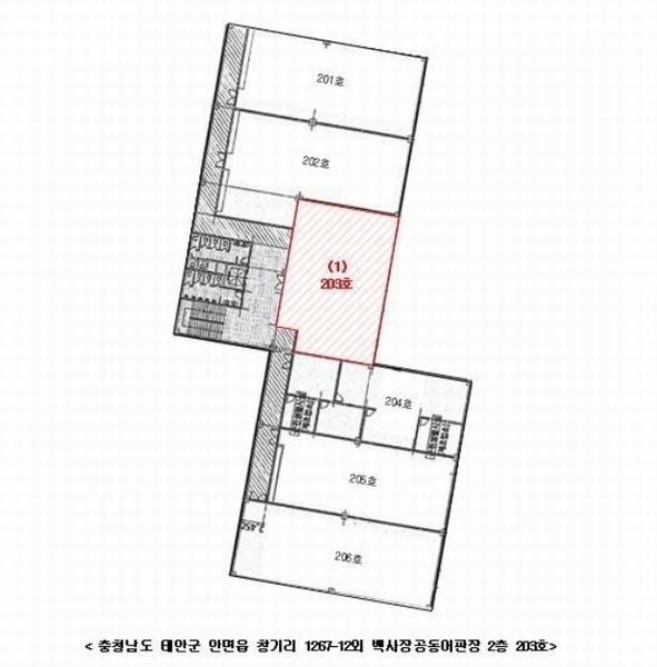 2024타경60228 충청남도 태안군 안면읍 백사장2길 7, 백사장공동어판장 2층 203호 근린상가 경매 이미지