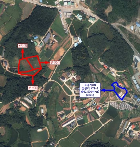 2025타경51142 충청남도 당진시 석문면 삼봉리 975 농지 경매 이미지