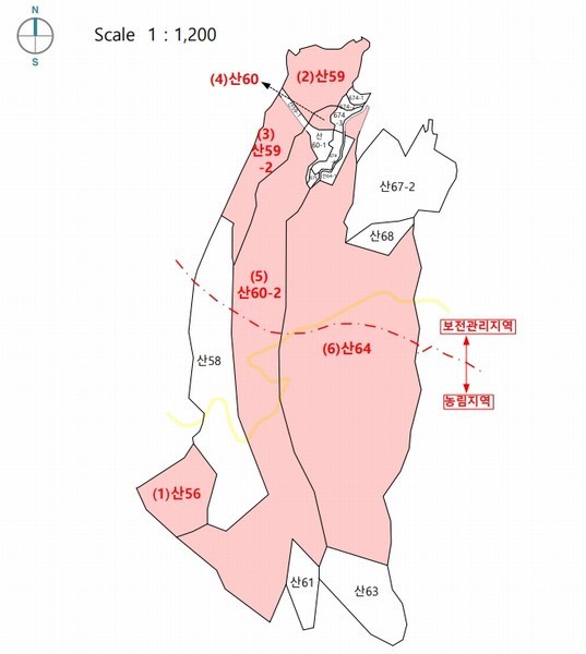 2023타경1307 충청남도 서산시 인지면 산동리 산59-2 임야 경매 이미지