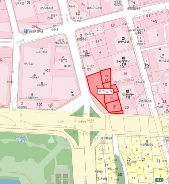 2024타경3584 충청남도 서산시 읍내동 101-1 근린상가 경매 이미지