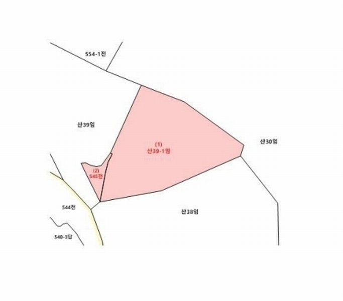 2024타경4907 충청남도 당진시 고대면 항곡리 산39-1 임야 경매 이미지