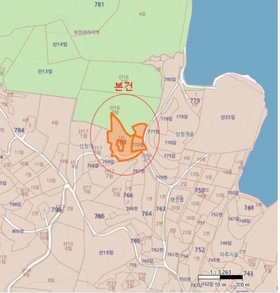 2024타경52685 충청남도 서산시 팔봉면 덕송리 769-1 농지 경매 이미지