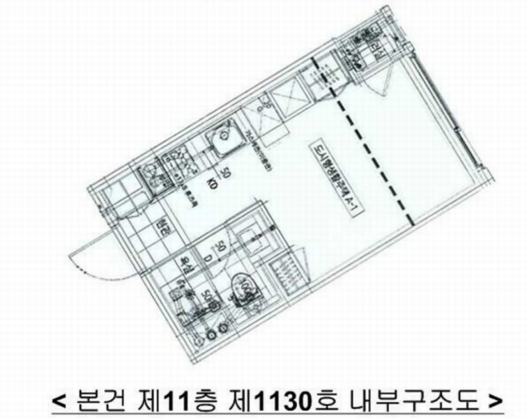 2024타경976 서울특별시 금천구 디지털로12길 15, 비즈트위트바이올렛5차 11층 1130호 아파트[공급6평형] 경매 이미지