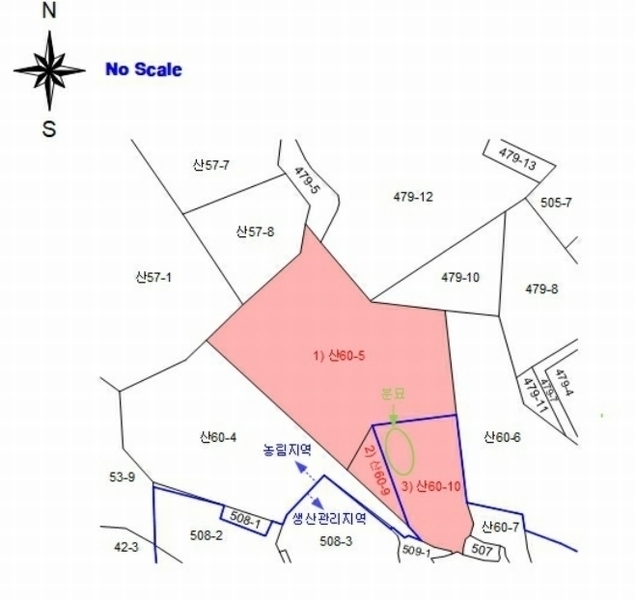 2024타경57390 충청남도 당진시 대호지면 장정리 산60-5 임야 경매 이미지