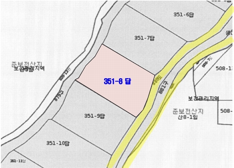 2025타경50051 충청남도 태안군 원북면 대기리 351-8 농지 경매 이미지