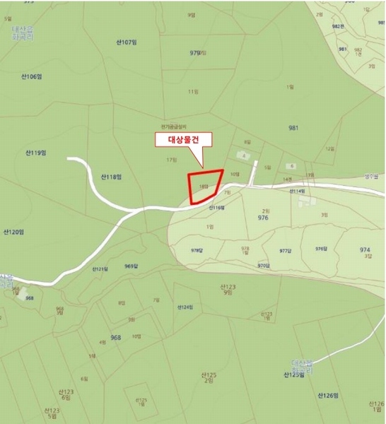 2025타경51139 충청남도 서산시 대산읍 화곡리 981-18 임야 경매 이미지