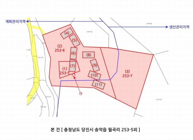 2025타경51219 충청남도 당진시 송악읍 월곡리 253-5 창고 경매 이미지