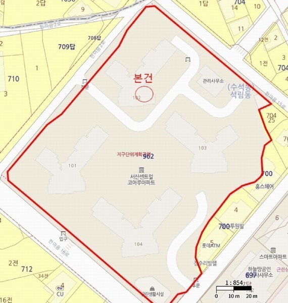2025타경51294 충청남도 서산시 한마음2로 22, 서산센트럴코아루아파트 102동 17층 1703호 아파트[공급26평형] 경매 이미지