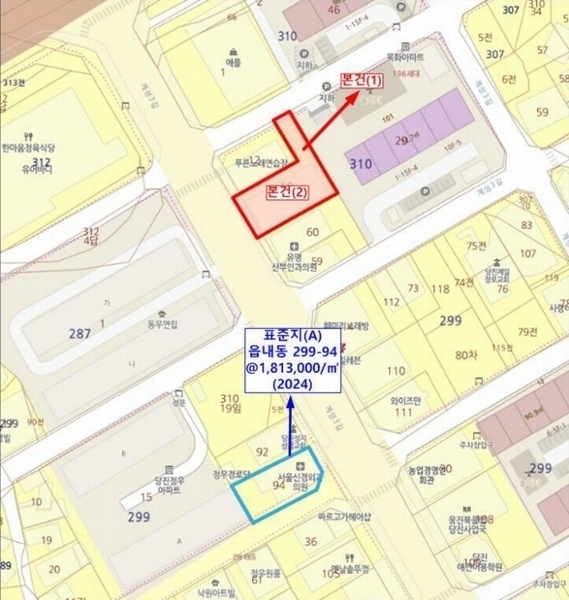 2024타경3140 충청남도 당진시 읍내동 310-58 근린시설 경매 이미지
