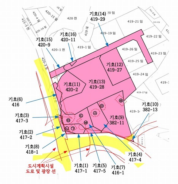 2024타경4037 충청남도 당진시 석문면 통정리 417-1 임야 경매 이미지