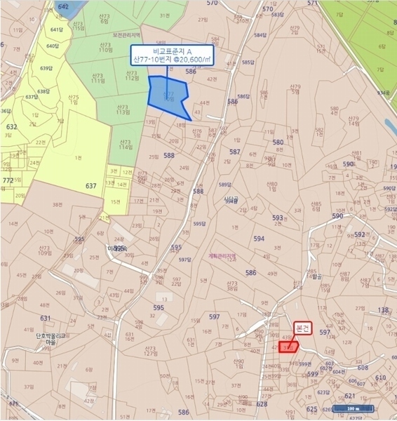 2024타경4914 충청남도 당진시 신평면 초대리 628-31 임야 경매 이미지