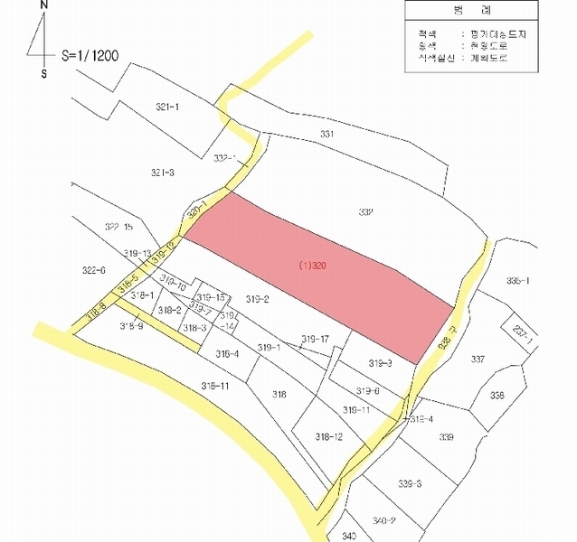 2025타경671 경상북도 칠곡군 약목면 관호리 320 농지 경매 이미지