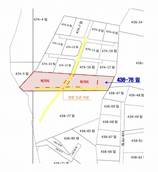 2025타경51072 충청남도 서산시 대산읍 오지리 438-76 임야 경매 이미지