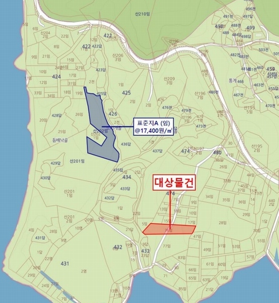 2025타경51072 충청남도 서산시 대산읍 오지리 438-76 임야 경매 이미지