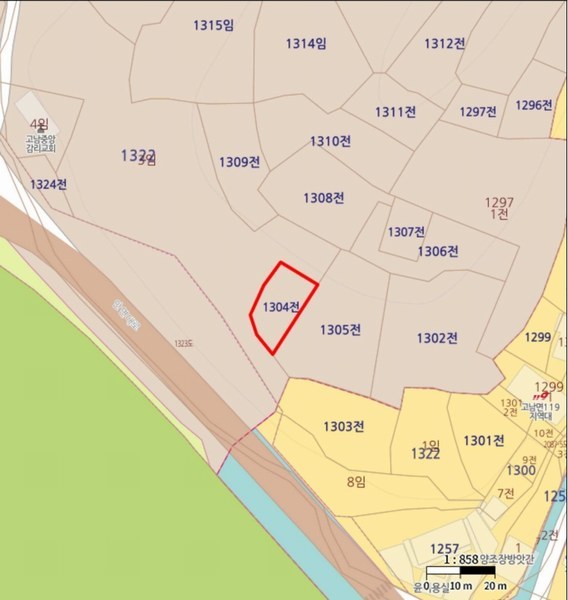 2025타경51234 충청남도 태안군 고남면 고남리 1304 농지 경매 이미지
