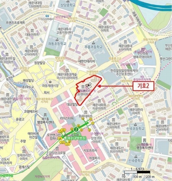 2024타경4723 부산광역시 해운대구 세실로 80, 해운대케이씨씨스위첸 103동 29층 2904호 아파트[공급47평형] 경매 이미지