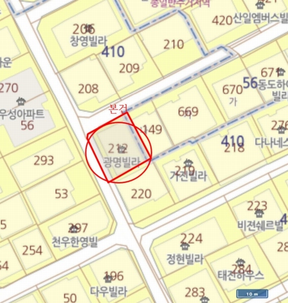 2024타경123657 서울특별시 강서구 초록마을로28길 22, 광명빌라 2층 202호 다세대(빌라)[공급21평형] 경매 이미지