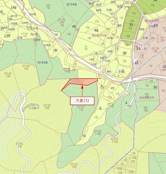 2024타경60938 충청남도 태안군 이원면 관리 산141-3 임야 경매 이미지