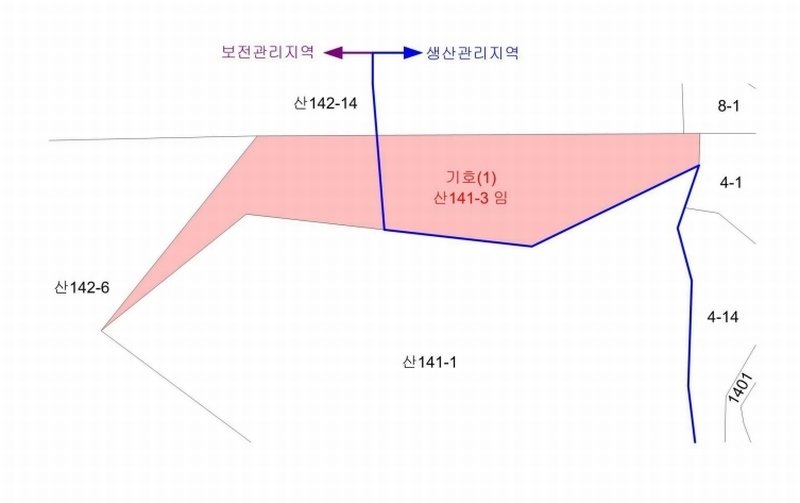 2024타경60938 충청남도 태안군 이원면 관리 산141-3 임야 경매 이미지