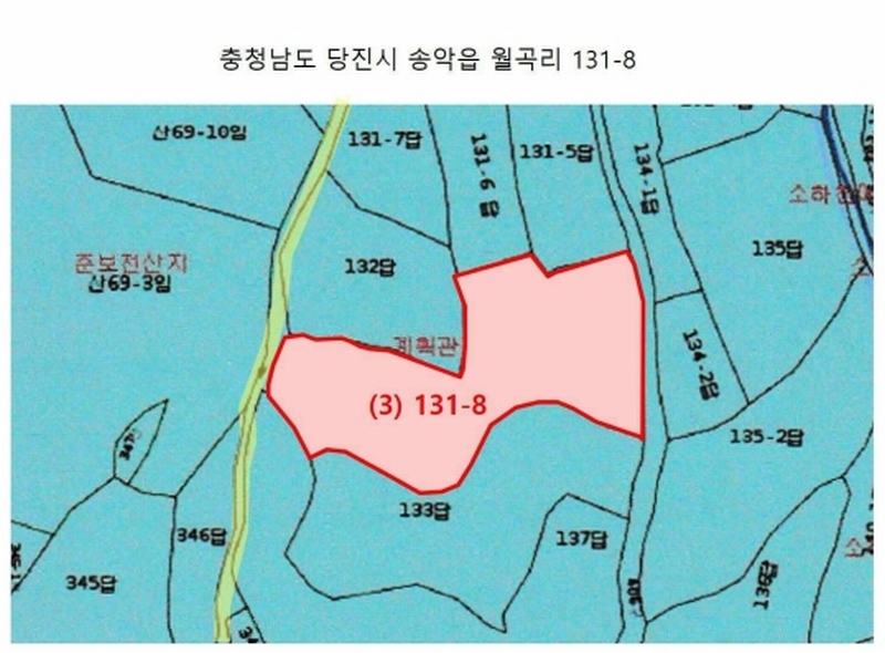 2025타경50013 충청남도 당진시 송악읍 월곡리 131-8 농지 경매 이미지