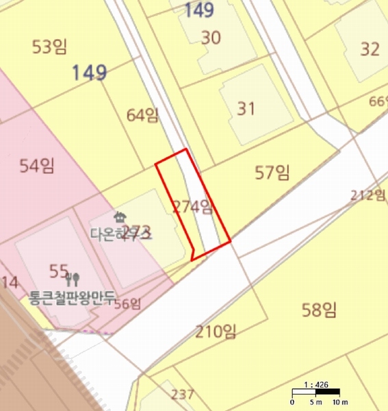 2025타경50587 충청남도 서산시 대산읍 대산리 149-274 임야 경매 이미지