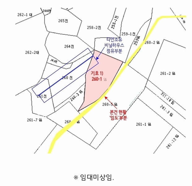 2024타경1946 충청남도 당진시 면천면 죽동리 260-1 임야 경매 이미지