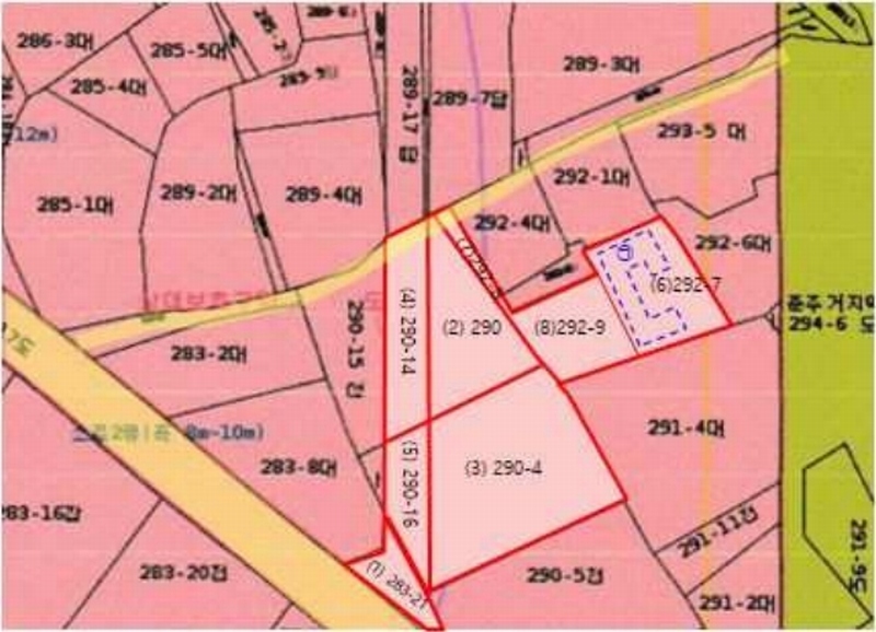 2024타경53800 충청남도 서산시 동문동 283-21 대지 경매 이미지