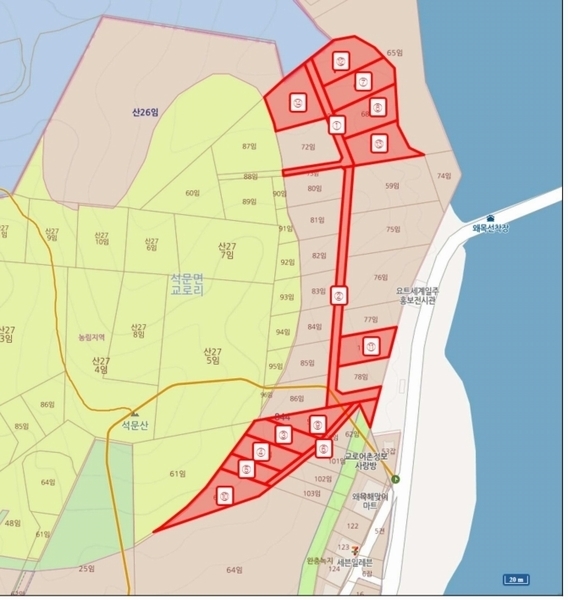 2025타경50655 충청남도 당진시 석문면 교로리 844-70 임야 경매 이미지