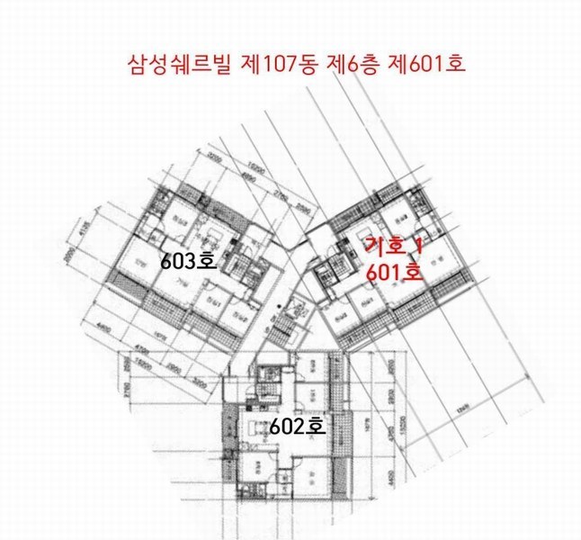 2024타경58225 충청남도 당진시 대호만로 23-13, 삼성쉐르빌 107동 6층 601호 아파트[공급47평형] 경매 이미지