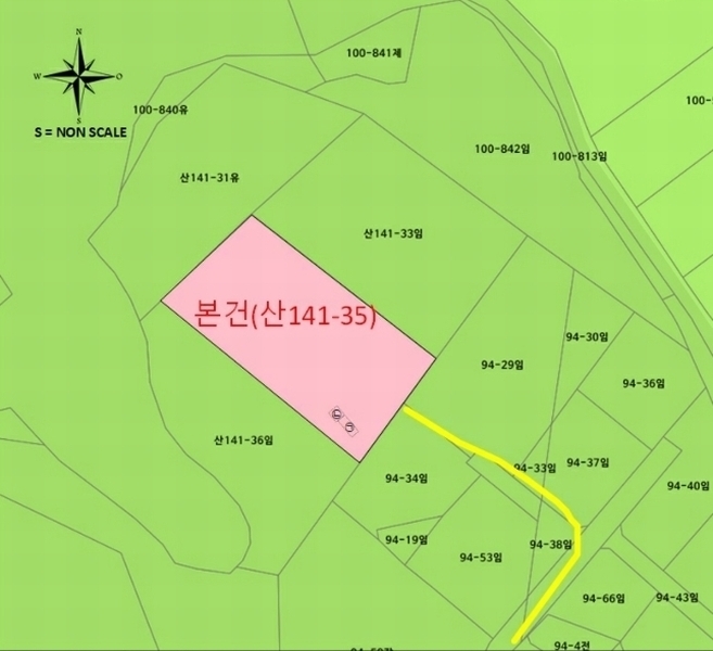 2024타경61689 충청남도 서산시 대산읍 대로리 산141-35 임야 경매 이미지