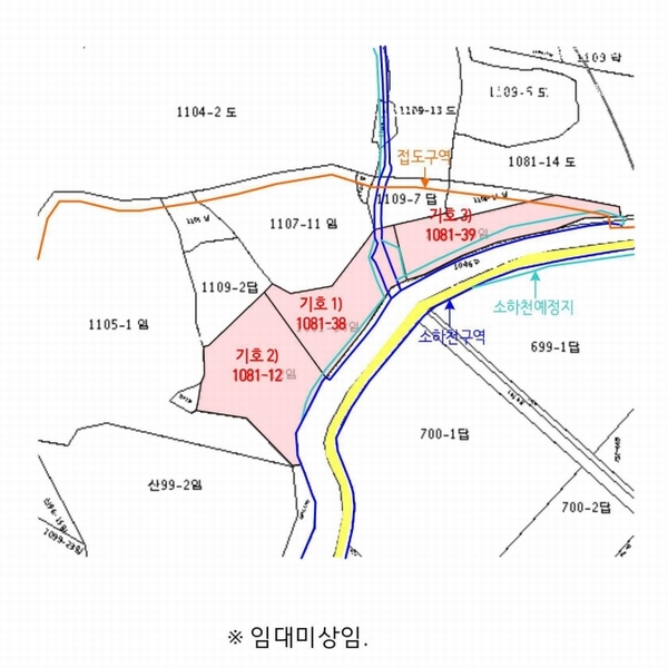2025타경51044 충청남도 당진시 석문면 삼봉리 1081-38 임야 경매 이미지