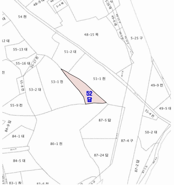 2025타경51256 충청남도 당진시 우강면 송산리 52 농지 경매 이미지