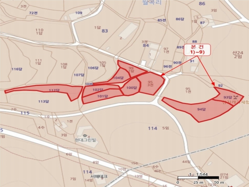 2024타경1243 충청남도 당진시 송악읍 월곡리 112 농지 경매 이미지