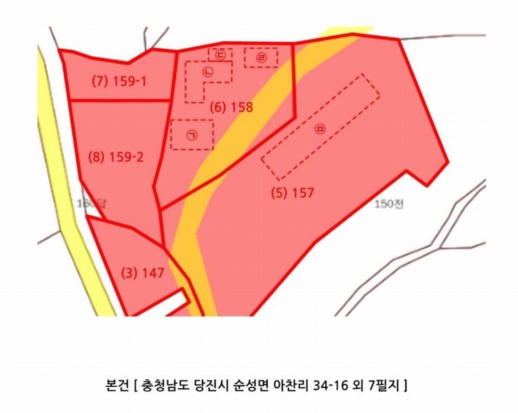 2025타경50716 충청남도 당진시 순성면 아찬리 147 농지 경매 이미지