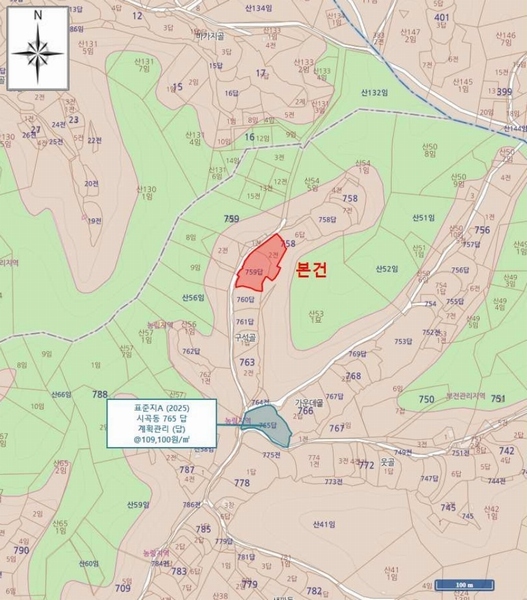 2025타경51318 충청남도 당진시 시곡동 758-2 농지 경매 이미지