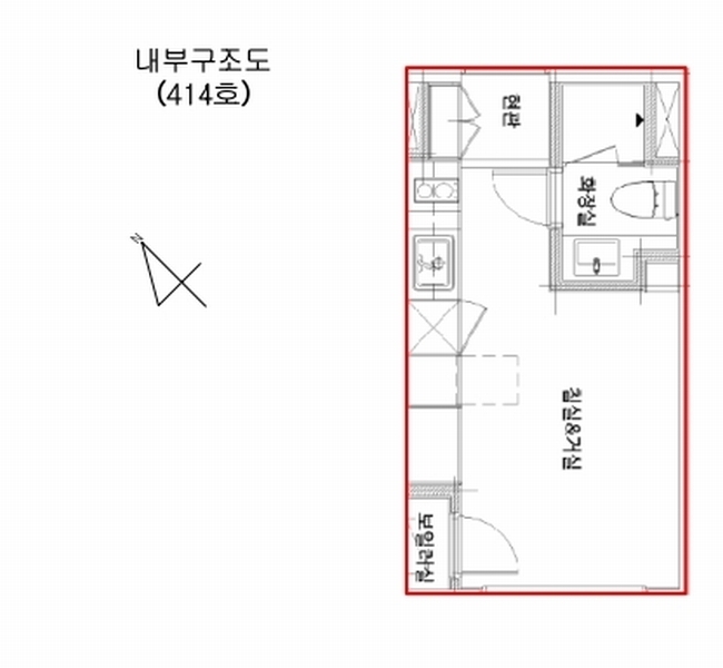 2024타경150048 서울특별시 금천구 가산로9길 12-8, 가산지웰에스테이트2차 1동 4층 414호 오피스텔[계약11평형] 경매 이미지