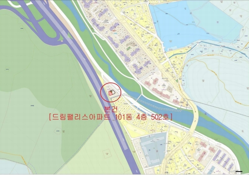 2024타경128587 대구광역시 수성구 가창로221길 36, 드림팰리스아파트 101동 4층 502호 아파트[공급32평형] 경매 이미지