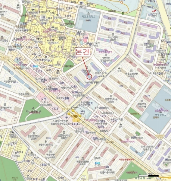 2024타경129115 대구광역시 수성구 용학로 303, 지산타운 302동 15층 1509호 아파트[공급24평형] 경매 이미지