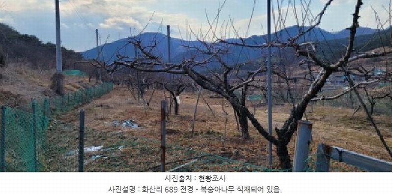 2025타경7319 경상북도 청도군 풍각면 화산리 689 과수원 경매 이미지