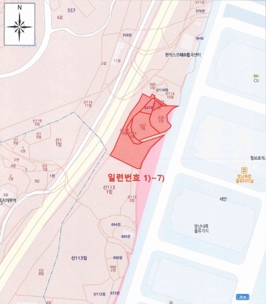 2025타경8610 경상북도 칠곡군 지천면 연화리 산114-9 임야 경매 이미지