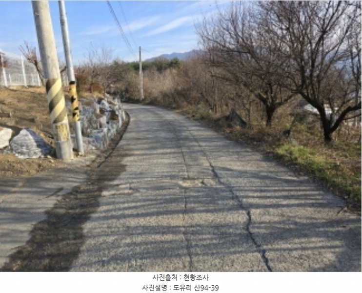 2024타경10549 경상북도 영천시 북안면 도유리 산94-9 임야 경매 이미지