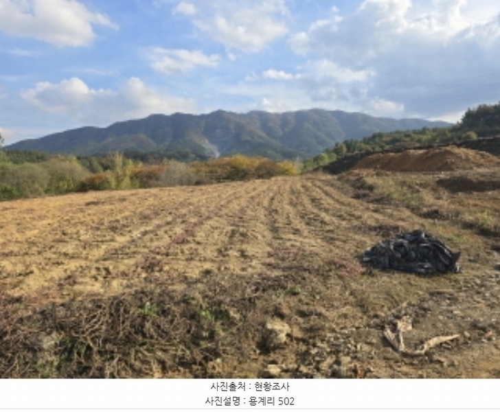 2024타경124998 경상북도 영천시 북안면 용계리 501 농지 경매 이미지