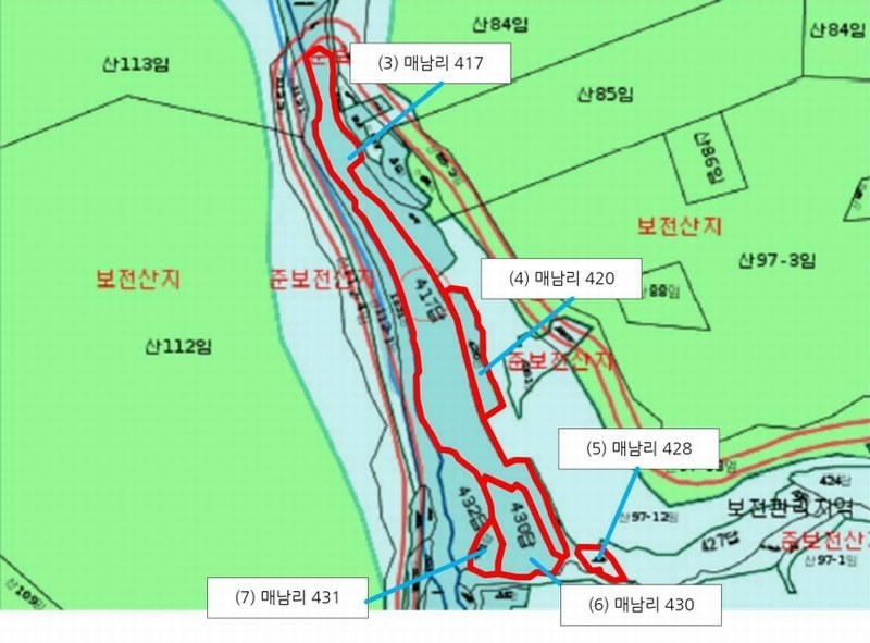 2025타경7609 경상북도 경산시 용성면 매남리 417 농지 경매 이미지