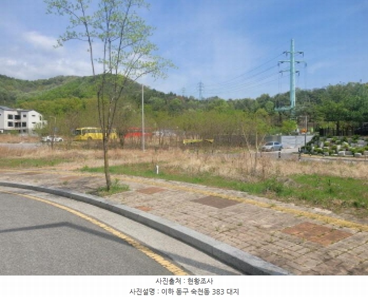 2025타경7785 대구광역시 동구 숙천동 383 대지 경매 이미지