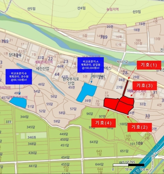 2024타경114168 경상북도 경산시 와촌면 박사리 30-5 농지 경매 이미지