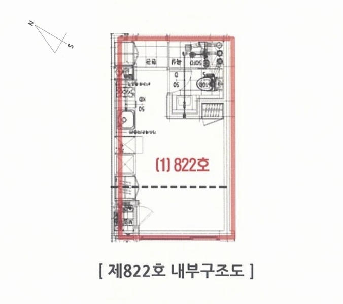 2025타경5732 서울특별시 금천구 디지털로12길 15서울특별시 금천구 디지털로○○○○, 비즈트위트바이올렛5차 8층 822호비즈트위○○ 아파트[공급5평형] 경매 이미지