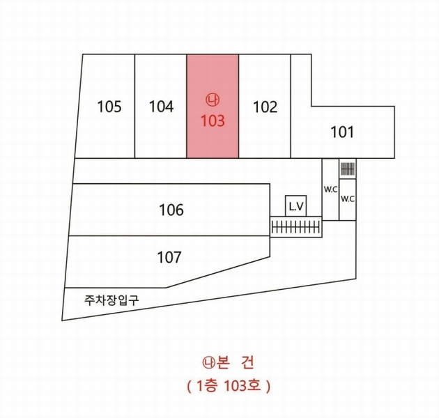 2024타경9662 경상북도 경산시 중앙로 66, J메디스퀘어 주1 1층 103호 근린상가 경매 이미지