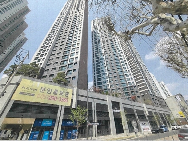 2025타경7246 대구광역시 수성구 상록로 25, 쌍용더플래티넘범어 301(근생시설)동 1층 102호 근린상가 경매 이미지