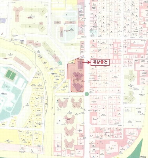 2025타경7246 대구광역시 수성구 상록로 25, 쌍용더플래티넘범어 301(근생시설)동 1층 102호 근린상가 경매 이미지