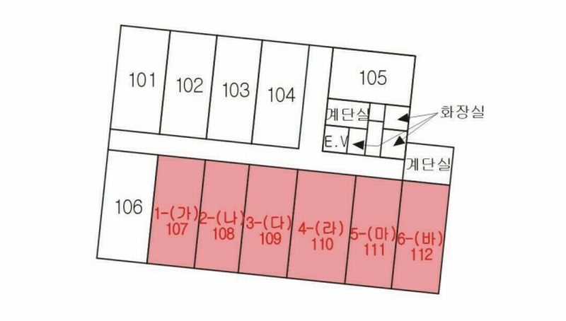 2025타경7298 대구광역시 동구 이노밸리로26길 8, 광진빌딩 1층 107호외5개호 근린상가 경매 이미지